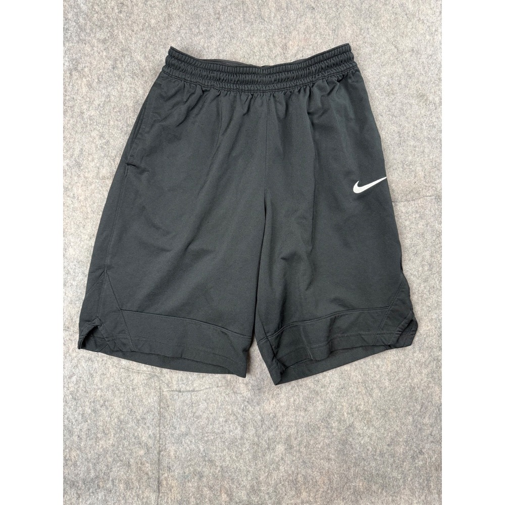 Nike Basketball Shorts Mens Medium Black Polyester Dri-FIT Athletic Gym Training